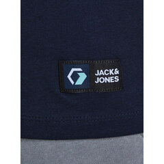 Мужская футболка с коротким рукавом Jack & Jones 12204902, морской цвет S2020269 цена и информация | Мужская спортивная одежда | kaup24.ee