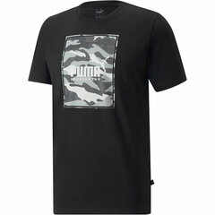 Lühikeste varrukatega T-särk, meeste Puma Box Logo Camo Must S6439354 hind ja info | Meeste spordiriided | kaup24.ee