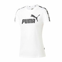 Lühikeste Varukatega Spordisärk Puma Power Tee W Valge S6441771 hind ja info | Meeste spordiriided | kaup24.ee