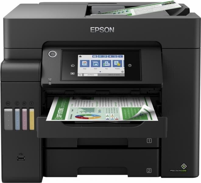 Epson EcoTank L6550 MFP Wi-Fi Printer / Scanner / Copier / Fax inkjet colour hind ja info | Printerid | kaup24.ee