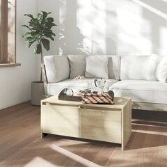 vidaXL kohvilaud, Sonoma tamm, 90 x 50 x 41,5 cm, puitlaastplaat цена и информация | Журнальные столики | kaup24.ee