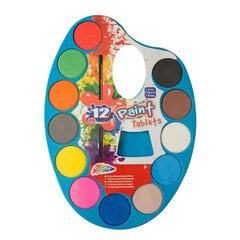 Акварельная палитра Grafix, 12 красок+кисть цена и информация | Канцелярские товары | kaup24.ee