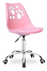 Вращающееся кресло Grover - розовый цена и информация | Офисные кресла | kaup24.ee