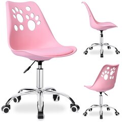 Вращающееся кресло Grover - розовый цена и информация | Офисные кресла | kaup24.ee
