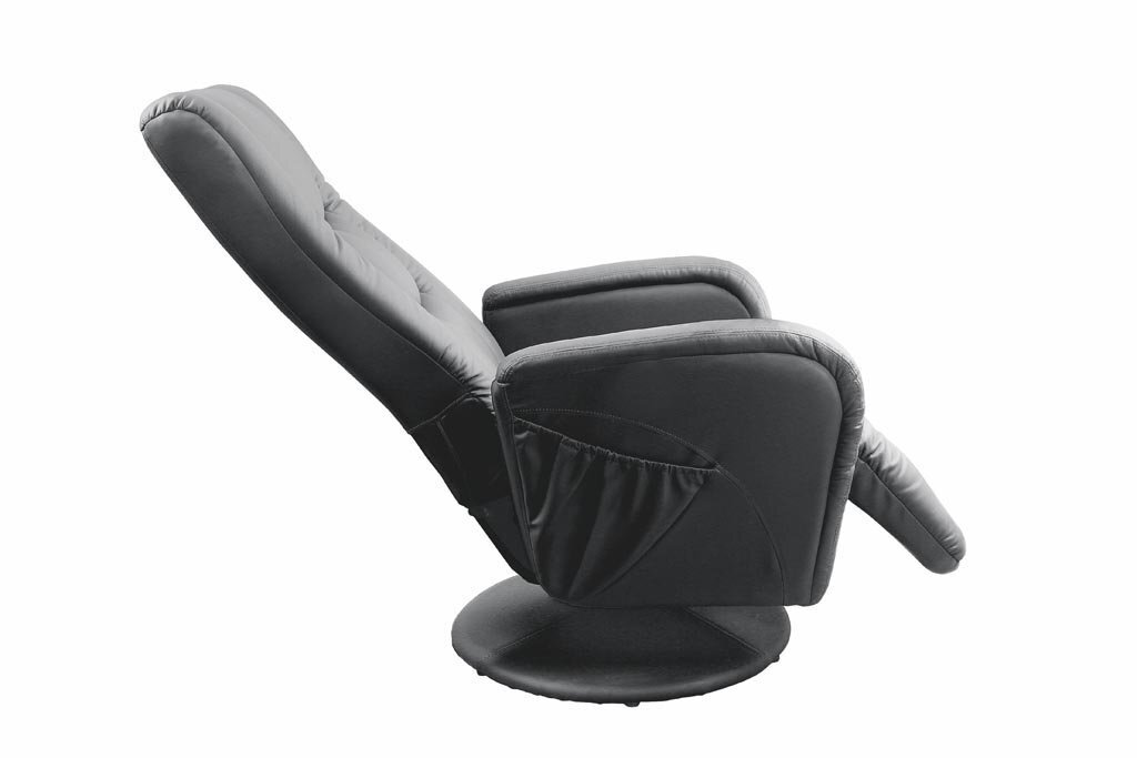 Tugitool recliner Halmar Pulsar, must hind ja info | Tugitoolid | kaup24.ee