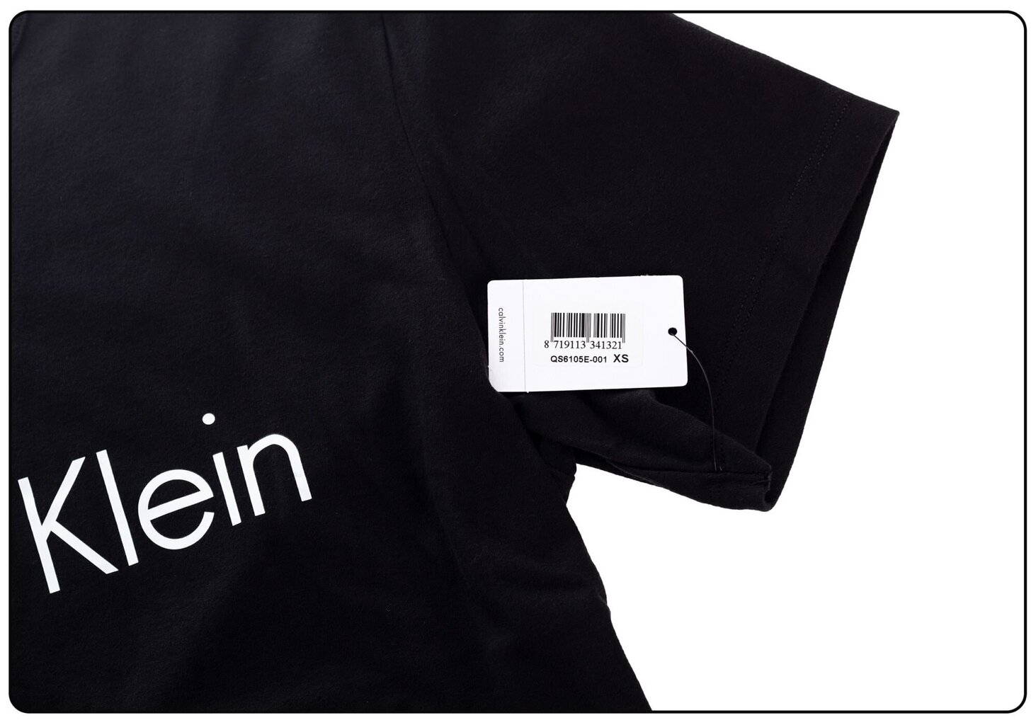 Calvin Klein T-särk T-SHIRT SS Neck Crew Black QS6105E 001 19161 цена и информация | Naiste T-särgid, topid | kaup24.ee