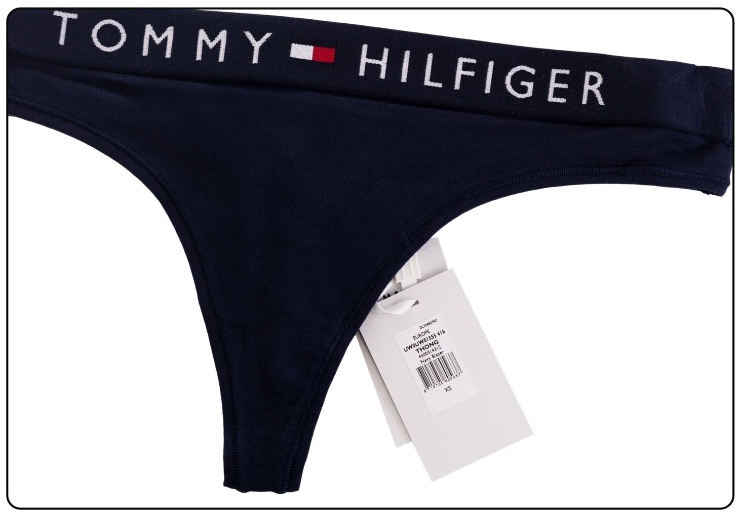 Tommy Hilfiger naiste stringid THONG NAVY UW0UW01555 416 19728 цена и информация | Naiste aluspüksid | kaup24.ee