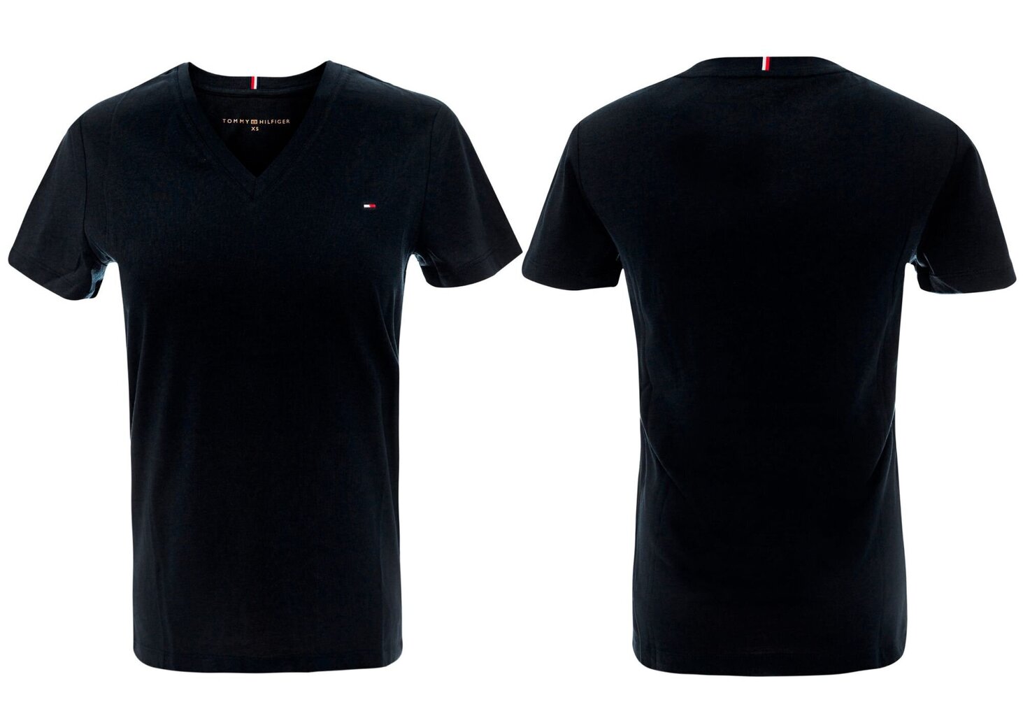 Tommy Hilfiger T-särk Heritage V-neck Tee Black WW0WW24969 017 18971 цена и информация | Naiste T-särgid, topid | kaup24.ee