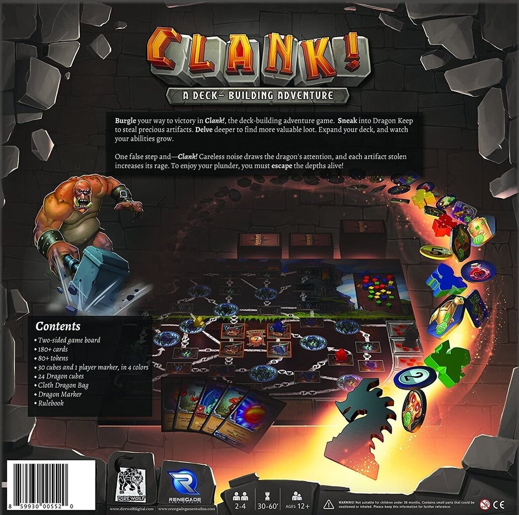 Lauamäng Clank!: A Deck-Building Adventure, EN цена и информация | Lauamängud ja mõistatused | kaup24.ee