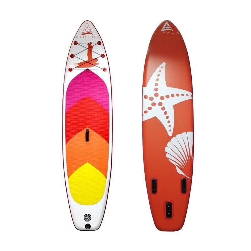 AIRFUN - Red - Paddleboard ISUP aerusurfi laud, 305 x 76 x 15 cm hind ja info | Veesport | kaup24.ee