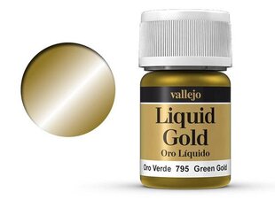 Green Gold (Alcohol base metallics) 35 ml. 70795 Vallejo цена и информация | Принадлежности для рисования, лепки | kaup24.ee