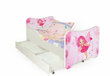 Voodi Halmar Happy Fairy, 70x140 cm, valge/roosa hind ja info | Lastevoodid | kaup24.ee