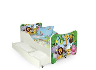 Кровать Halmar с матрасом Happy jungle цена и информация | Детские кровати | kaup24.ee