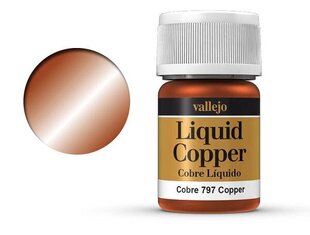 Copper (Alcohol base metallics) 35 ml. 70797 Vallejo hind ja info | Kunstitarbed, voolimise tarvikud | kaup24.ee