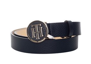 Tommy Hilfiger naiste vöö 3CM TH ROUND BUCKLE BELT NAVY AW0AW08605 CJM 19007 hind ja info | Naiste vööd | kaup24.ee