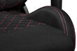 Mänguritool Yumisu 2050, riidest polster, must-roosa hind ja info | Kontoritoolid | kaup24.ee