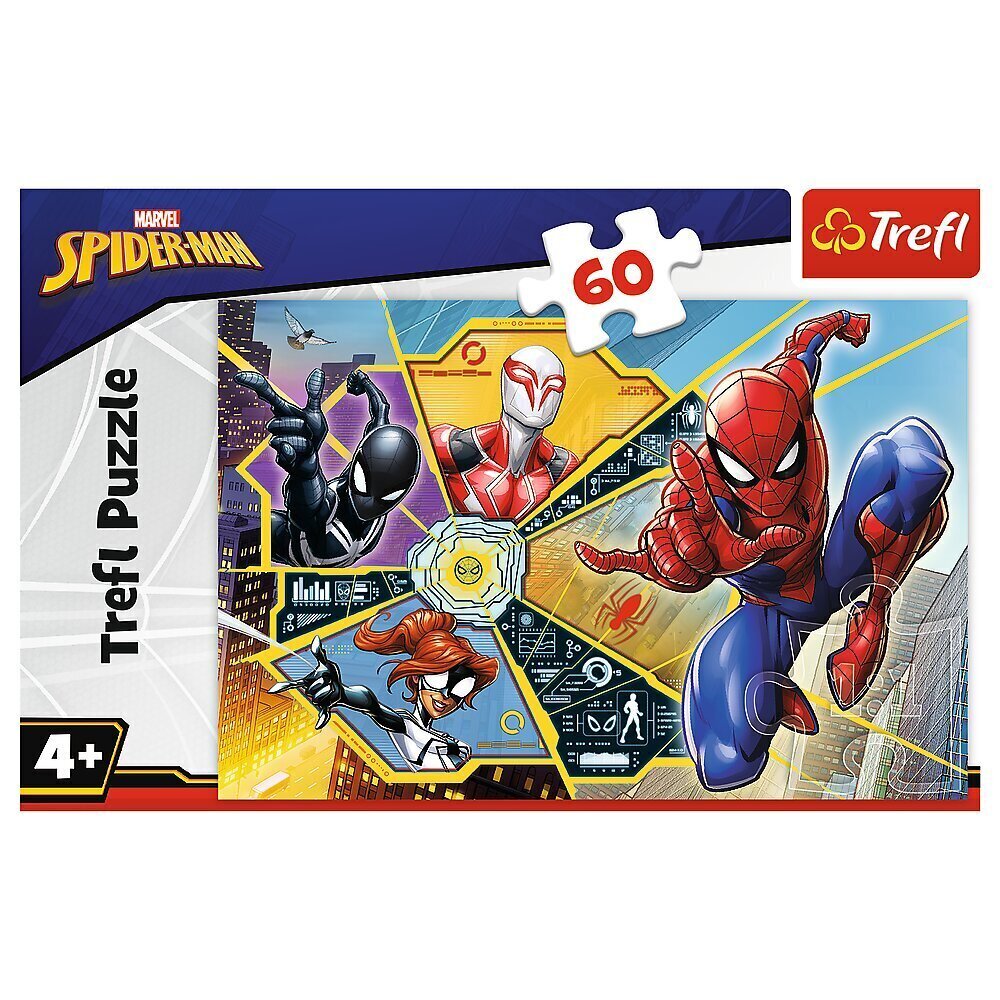 Trelf Spider-Man Pusle Ämblikmees, 60 osa цена и информация | Pusled | kaup24.ee