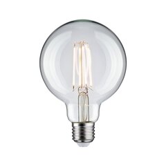 Лампа Paulmann LED Globe 95мм Filament E27 230V 806лм 7.5Вт 4000K, прозрачная цена и информация | Лампочки | kaup24.ee