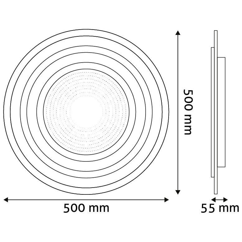 Led Laevalgusti Avide Noah 76 W, puldiga цена и информация | Laelambid | kaup24.ee