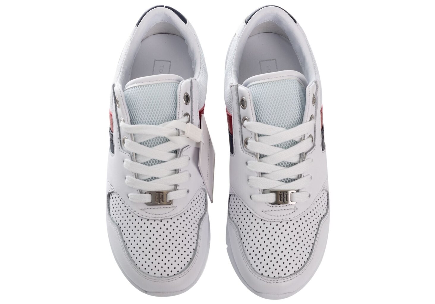 Tommy Hilfiger naiste tossud LIGHTWEIGHT LEATHER SNEAKER WHITE FW0FW04261 020 19665 hind ja info | Naiste spordi- ja vabaajajalatsid | kaup24.ee