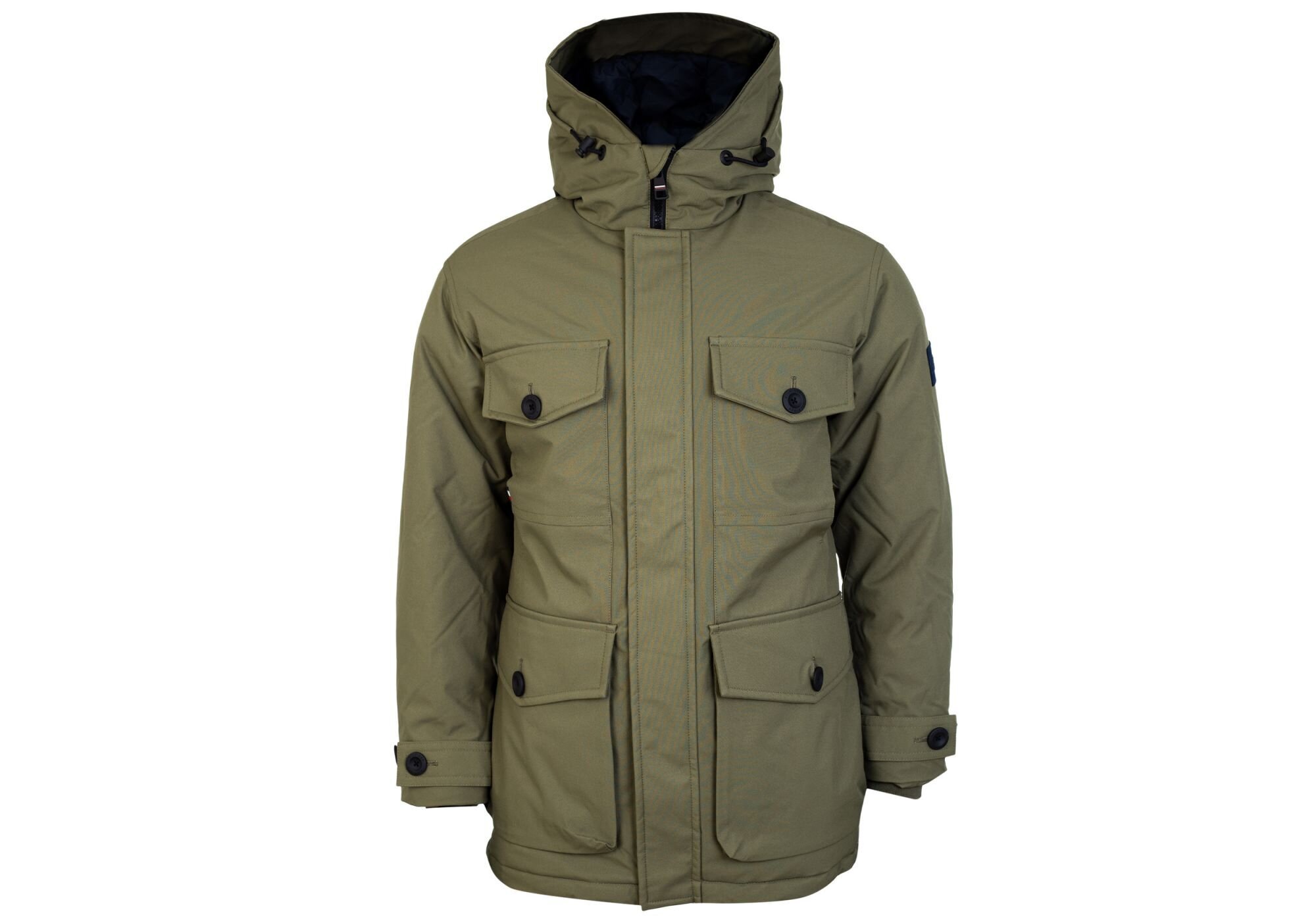 Мужская зимняя куртка Tommy Hilfiger HEAVY CANVAS PARKA GREEN/OLIVE  MW0MW14891 MSH 19876 цена | kaup24.ee