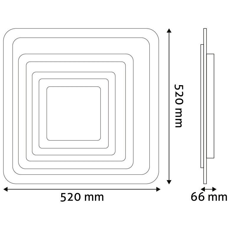 Led Laevalgusti Avide Nansy 82 W, puldiga цена и информация | Laelambid | kaup24.ee