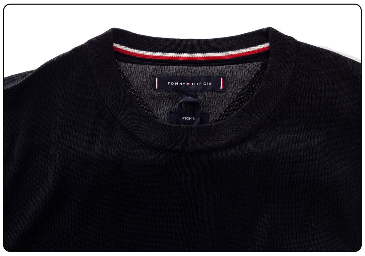 Tommy Hilfiger meeste kampsun JEDWAB CORE COTTON-SILK CNECK BLACK MW0MW04978 032 19507 hind ja info | Meeste kampsunid | kaup24.ee