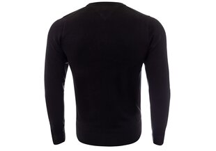 Мужской свитер Tommy Hilfiger JEDWAB CORE COTTON-SILK CNECK, чёрный, MW0MW04978 032 19507 цена и информация | свитер e193 - черный | kaup24.ee