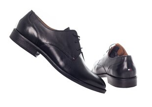 Элегантные мужские туфли Tommy Hilfiger ESSENTIAL LEATHER LA BLACK FM0FM00318 990 19579 цена и информация | Мужские ботинки | kaup24.ee