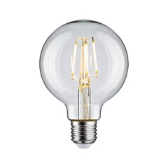 Лампа Paulmann LED Globe 80мм Filament E27 230V 470lm 4,8Вт 2700K, прозрачная цена и информация | Лампочки | kaup24.ee