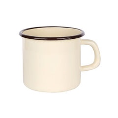 эмалированная чашка, 0,45 л, крем цена и информация | Столовые и кухонные приборы | kaup24.ee