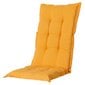 Madison kõrge seljatoega tooli istmepadi, 123 x 50 cm, kuldkollane цена и информация | Toolipadjad ja -katted | kaup24.ee