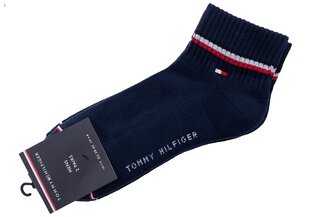 Мужские носки Tommy Hilfiger, 2 пары, темно-синие, 100001094 322 18167 цена и информация | Meeste sokid | kaup24.ee