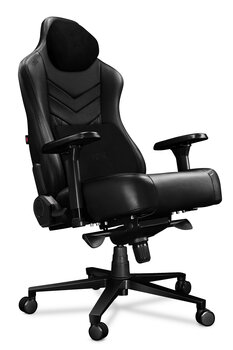 Компьютерное кресло Yumisu 2053 для игроков, натуральная кожа, черное цена и информация | Офисные кресла | kaup24.ee