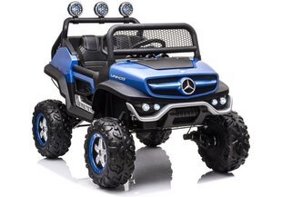 Ühekohaline laste elektriauto Mercedes Unimog S, sinine hind ja info | Laste elektriautod | kaup24.ee