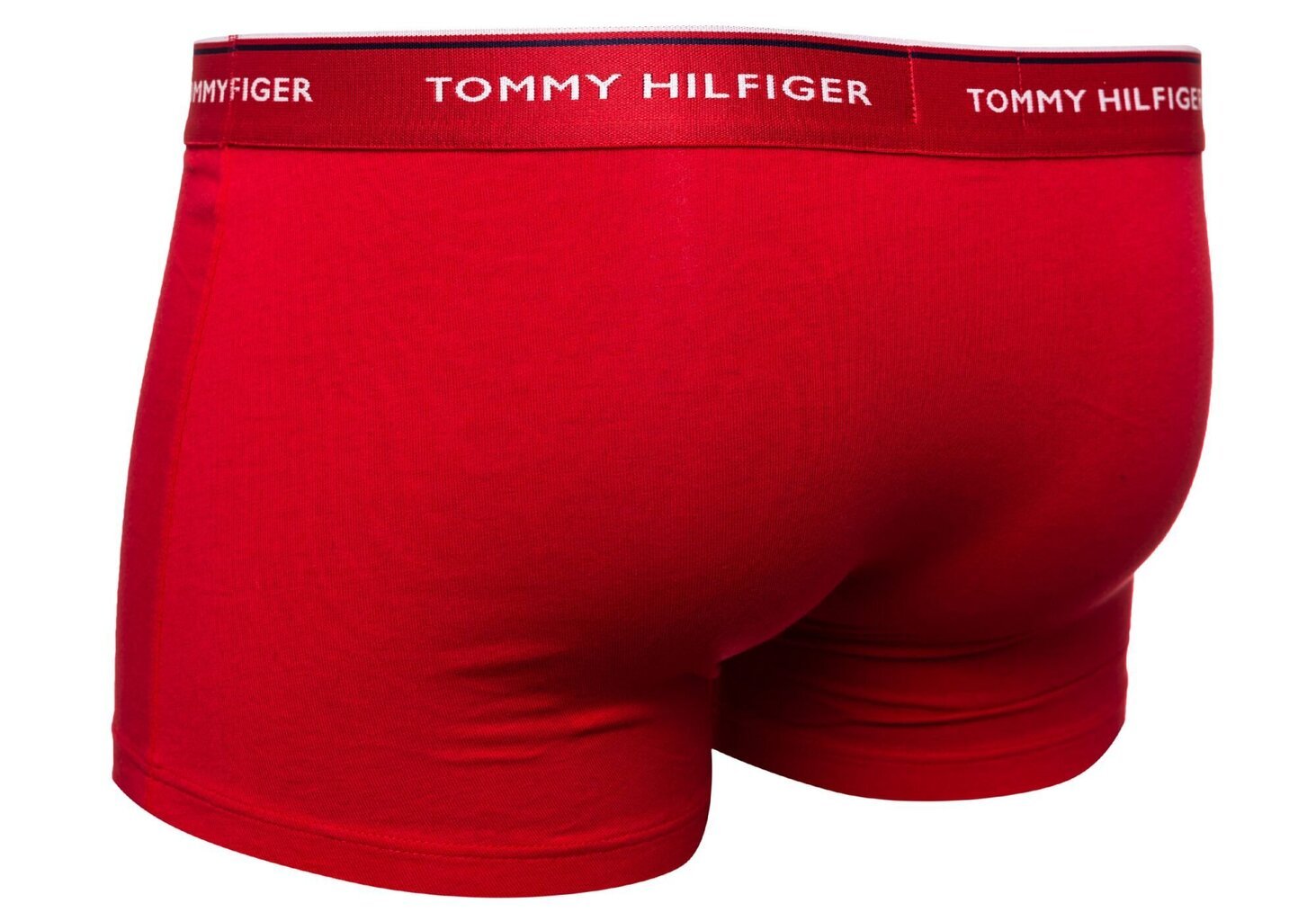 Meeste bokserid Tommy Hilfiger, 3 paari, valged, punased, tumesinised, 1U87903842 611 17912 hind ja info | Meeste aluspesu | kaup24.ee