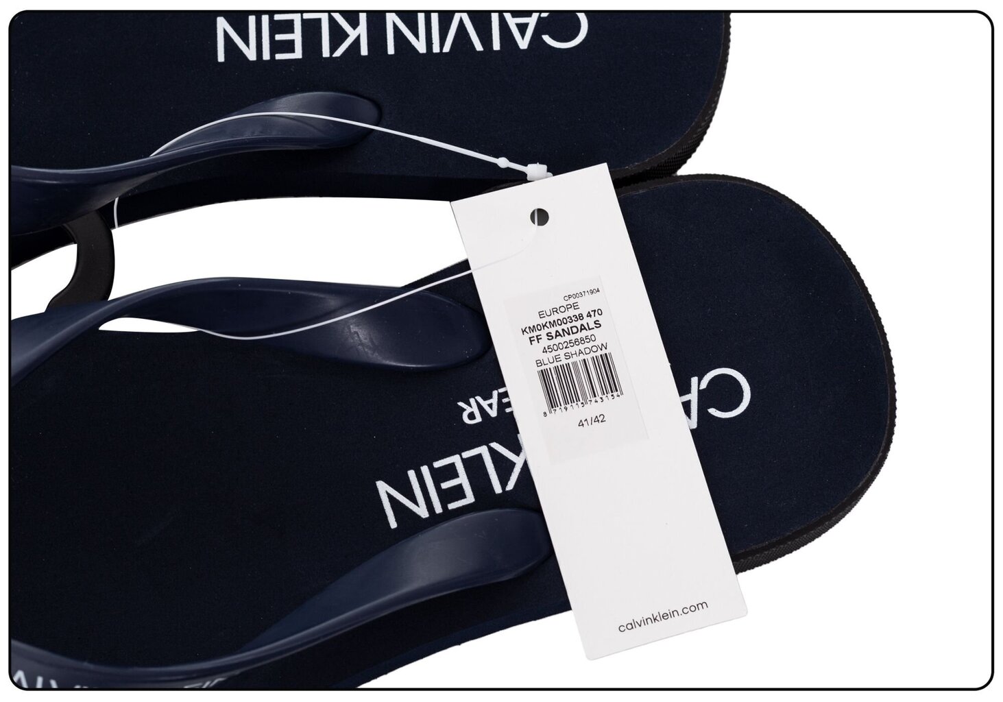 MEESTE SANDAALID CALVIN KLEIN FF SANDALS, TUMESININE KM0KM00338 470 12410 hind ja info | Meeste plätud, sussid | kaup24.ee