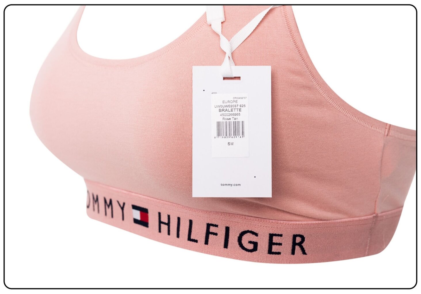 NAISTE SPORDIRINNAHOIDJA TOMMY HILFIGER BRALETTE, ROOSA UW0UW02037 625 13249 цена и информация | Rinnahoidjad | kaup24.ee