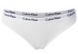 CALVIN KLEIN NAISTE BIKIINIPÜKSID, 3 PAARI, MUST/VALGE/HALL QD3588E 999 14829 цена и информация | Naiste aluspüksid | kaup24.ee