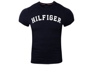 Мужская футболка Tommy Hilfiger SS TEE LOGO, темно-синяя, UM0UM00054 416 15663 цена и информация | Мужские футболки | kaup24.ee