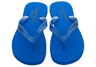 CALVIN KLEIN FF MEESTE FLIP-FLOPS SANDAALID ÜLE VARBA, SININE KM0KM00497 CJR 15374 цена и информация | Мужские шлепанцы, босоножки | kaup24.ee