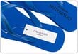 CALVIN KLEIN FF MEESTE FLIP-FLOPS SANDAALID ÜLE VARBA, SININE KM0KM00497 CJR 15374 hind ja info | Meeste plätud, sussid | kaup24.ee