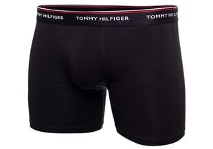 Meeste bokserid Tommy Hilfiger, 3 paari, mustad, UM0UM00010 990 18230 hind ja info | Meeste aluspesu | kaup24.ee