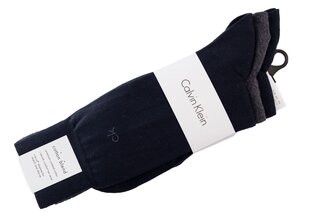 Calvin Klein sokid, 3 paari, NAVY/GRAY 100001752 008 18850 hind ja info | Meeste sokid | kaup24.ee