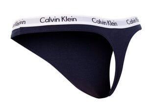 Женские трусики-стринги Calvin Klein THONG NAVY D1617A 0PP 19977 цена и информация | набор из 3 хлопковых женских трусиков с рисунком | kaup24.ee