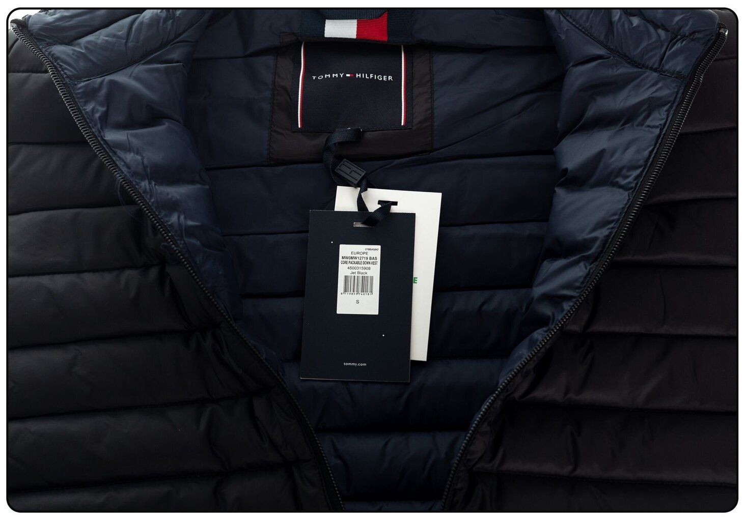 Tommy Hilfiger meeste tepitud sulevest Core Packable Down Vest Black MW0MW12719 BAS 18815 hind ja info | Meeste vestid | kaup24.ee