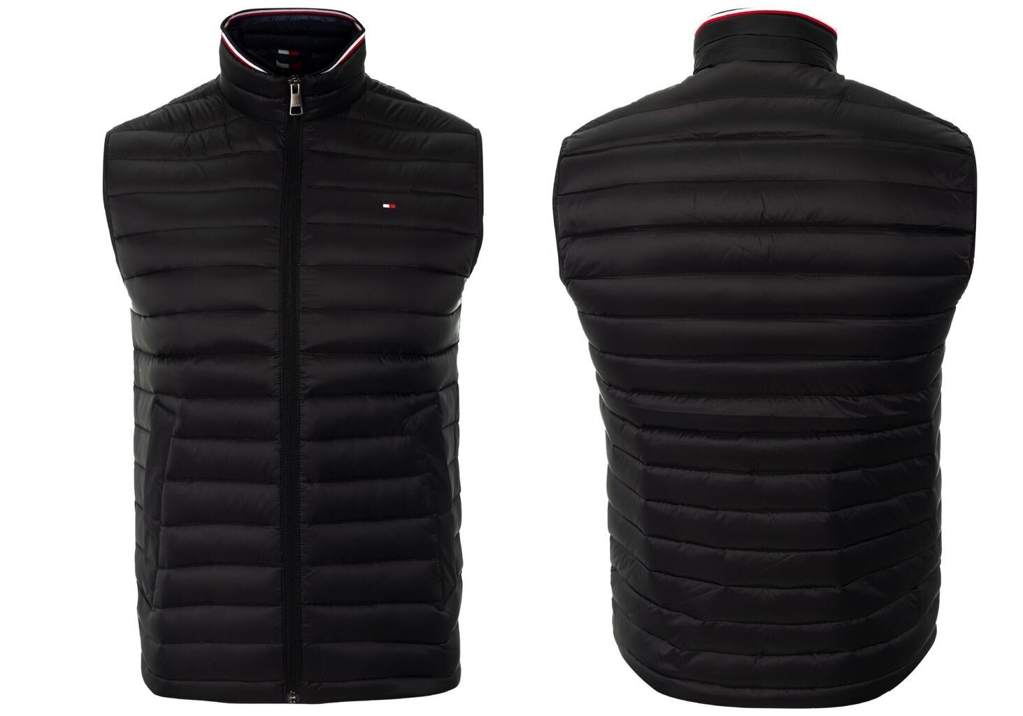 Tommy Hilfiger meeste tepitud sulevest Core Packable Down Vest Black MW0MW12719 BAS 18815 hind ja info | Meeste vestid | kaup24.ee