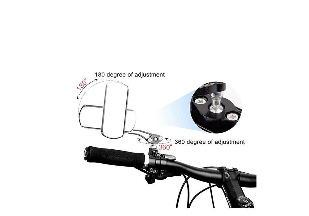 Universaalsete jalgrattapeeglite komplekt hind ja info | Muud jalgratta tarvikud | kaup24.ee
