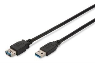 Assmann, USB-A M/F, 1.8 m hind ja info | Kaablid ja juhtmed | kaup24.ee
