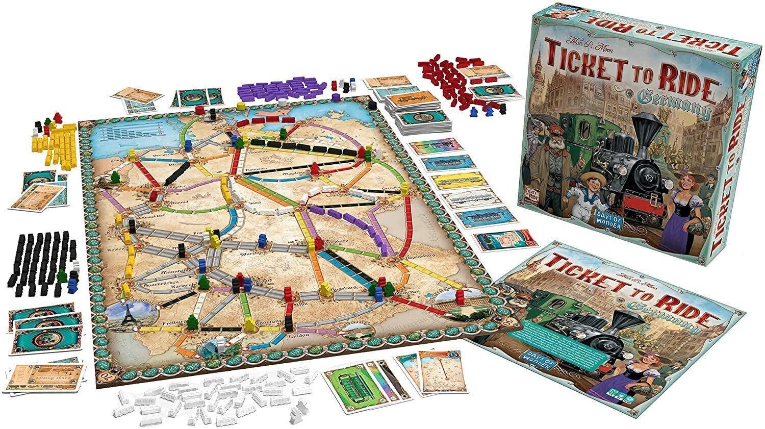 Lauamäng Ticket to Ride: Germany, EN hind ja info | Lauamängud ja mõistatused | kaup24.ee